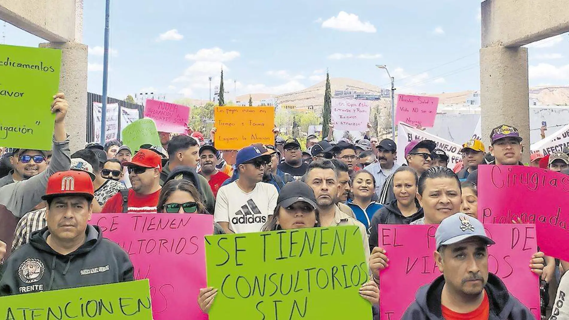 Manifestación de mineros fresnillenses